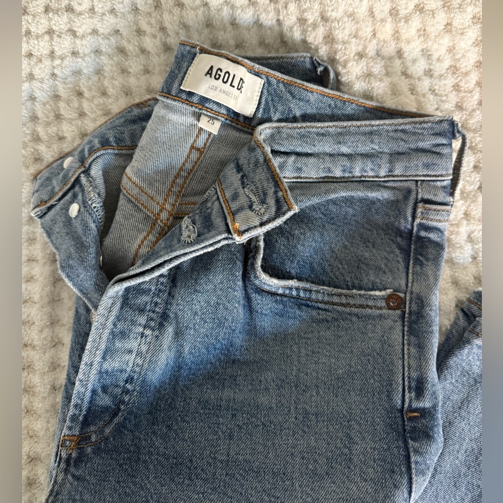 Agolde Riley Straight Jeans - Picture 2 of 5